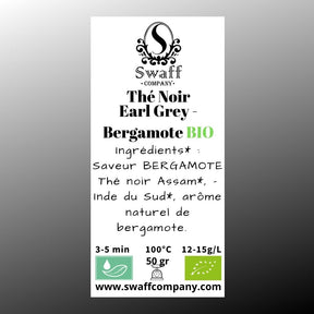 Thé Noir - Earl Grey Bergamote BIO