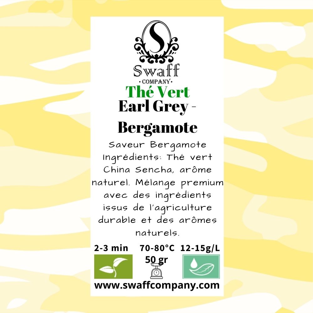 Thé Vert - Earl Grey Bergamote